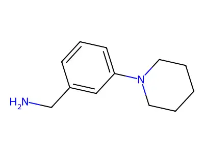 (4-Piperidinophenyl)methylamine structure