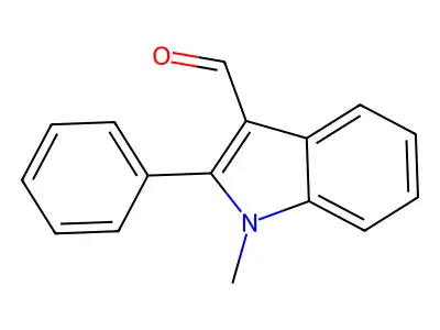 1-甲基-2-苯基-1H-吲哚-3-甲醛 structure