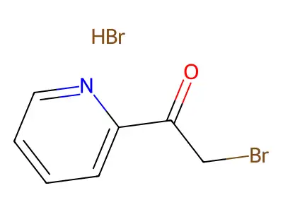 2-(Bromoacetyl)pyridinium bromide structure