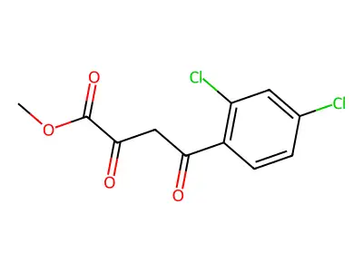 Methyl 4-(2,4-dichlorophenyl)-2,4-dioxobutanoate structure
