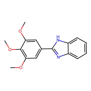 2-(3,4,5-trimethoxyphenyl)-1H-benzimidazole structure