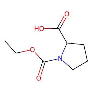 1-(ethoxycarbonyl)-L-proline structure