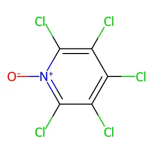 Pyridine, pentachloro-, 1-oxide structure