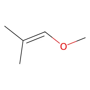 1-Propene, 1-methoxy-2-methyl- structure