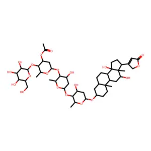 毛花苷C structure