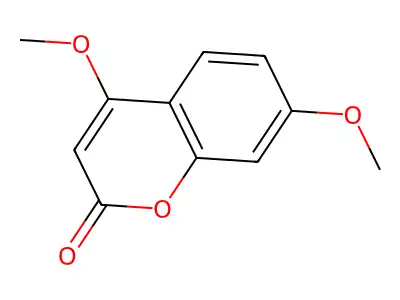 4,7-Dimethoxycoumarin structure