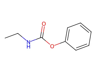 Carbamic acid, N-ethyl-, phenyl ester structure