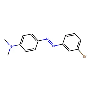 3'-Bromo-4-dimethylaminoazobenzene structure
