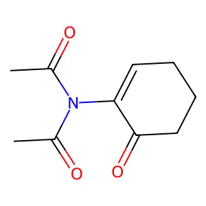 Diacetylaminocyclohexenone structure