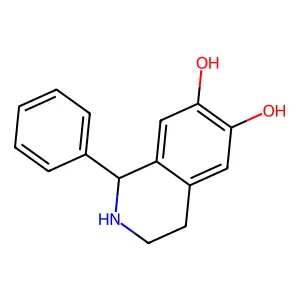 1-Phenyl-1,2,3,4-tetrahydroisoquinoline-6,7-diol structure