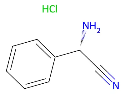 2-Phenylglycinonitrile hydrochloride structure