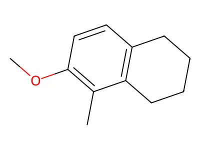6-Methoxy-5-methyl-1,2,3,4-tetrahydronaphthalene structure