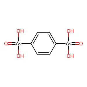 p-Benzenediarsonic acid structure