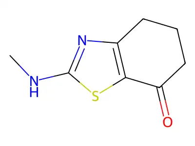 2-Methylamino-5,6-dihydro-4H-benzothiazol-7-one structure