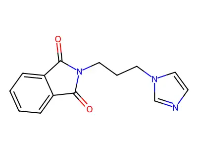 2-(3-Imidazol-1-yl-propyl)-isoindole-1,3-dione structure