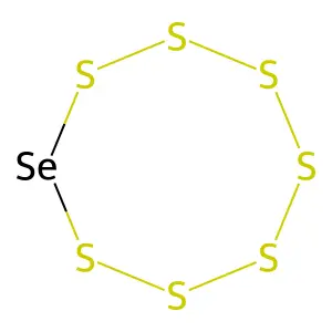 Heptasulfur selenide structure