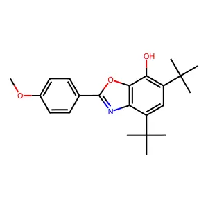 4,6-Ditert-butyl-2-(4-methoxyphenyl)-1,3-benzoxazol-7-ol structure