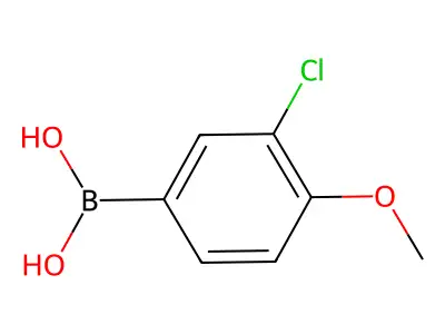 3-Chloro-4-methoxybenzeneboronic acid structure