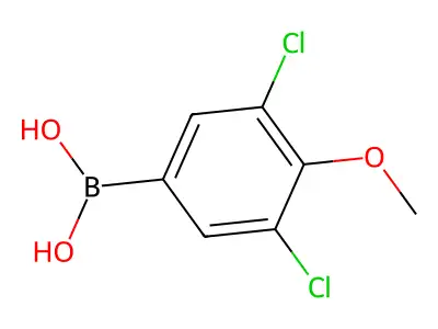 3,5-Dichloro-4-methoxyphenylboronic acid structure