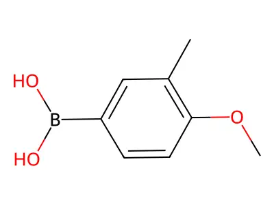 (4-Methoxy-3-methylphenyl)boronic acid structure
