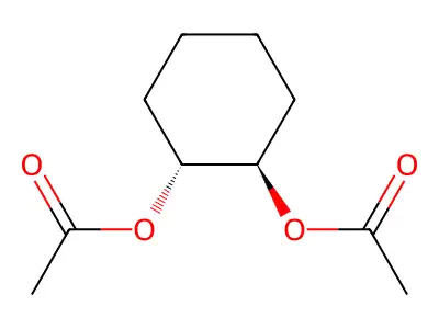 cis-1,2-Cyclohexanediol diacetate structure