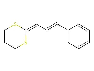 2-Cinnamylidene-1,3-dithiane structure