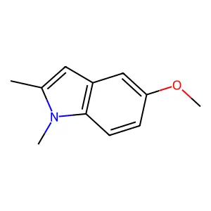5-Methoxy-1,2-dimethyl-1H-indole structure