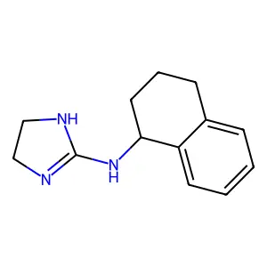2-(1,2,3,4-Tetrahydro-1-naphthylamino)-2-imidazoline structure