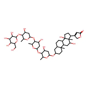 去乙酰毛花苷 structure
