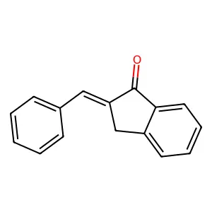 2-Benzylidene-1-indanone structure