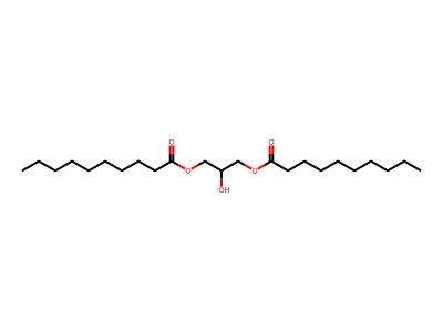Glyceryl dicaprate structure