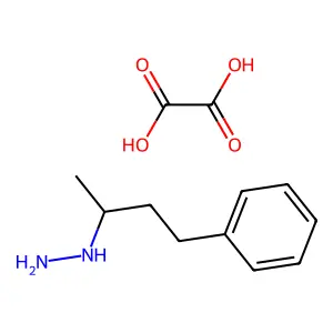 Hydrazine, (1-methyl-3-phenylpropyl)-, ethanedioate (1:1) structure