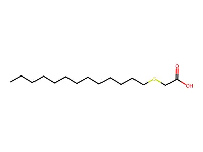 Acetic acid, (tridecylthio)- structure