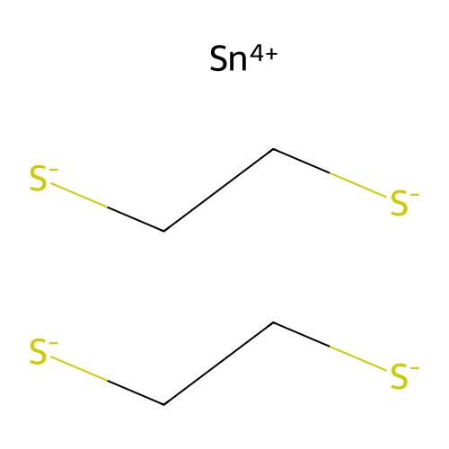 Tin(4+) diethane-1,2-bis(thiolate) structure