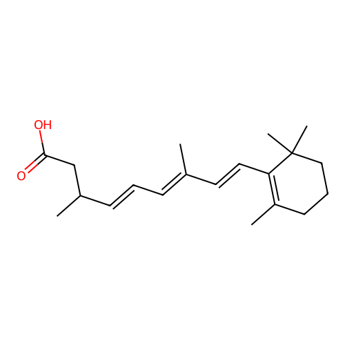 13,14-Dihydroretinoic acid structure