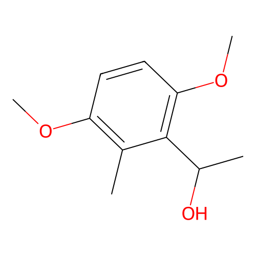 1-(3,6-Dimethoxy-2-methylphenyl)ethanol structure