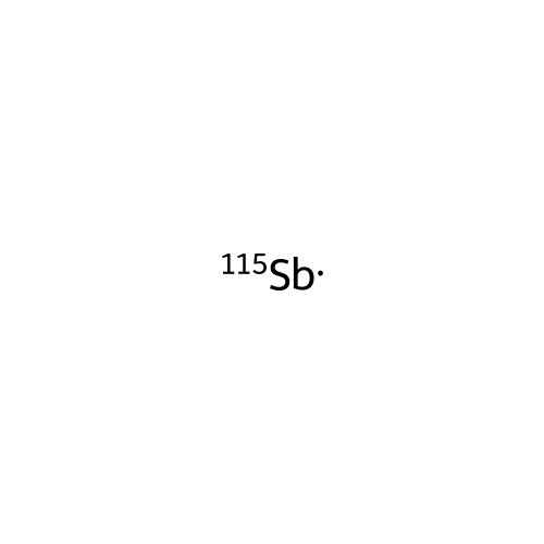 Antimony, isotope of mass 115 structure