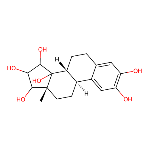 Estra-1(10),2,4-triene-2,3,14,15,16,17-hexol structure
