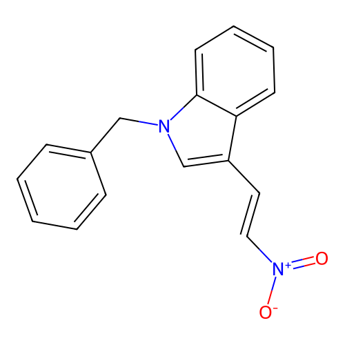 1-Benzyl-3-(2-nitro-vinyl)-1H-indole structure