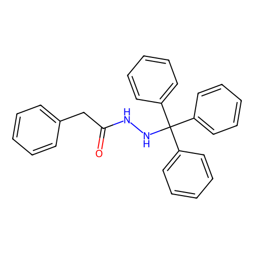 2-phenyl-N'-tritylacetohydrazide structure