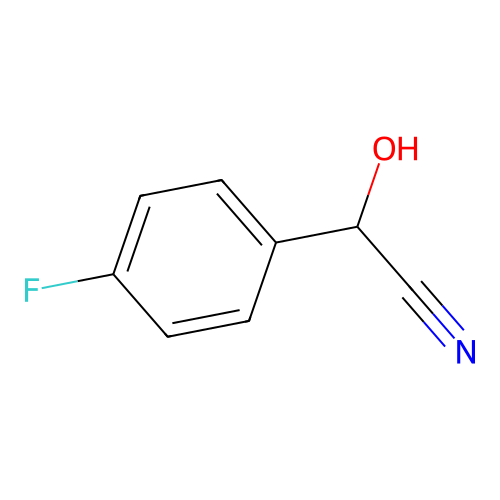 2-(4-Fluorophenyl)-2-hydroxyacetonitrile structure