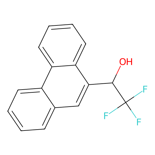 2,2,2-Trifluoro-1-(9-phenanthryl)ethanol structure