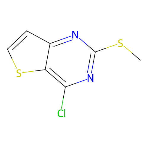 4-Chloro-2-(methylthio)thieno(3,2-d)pyrimidine structure