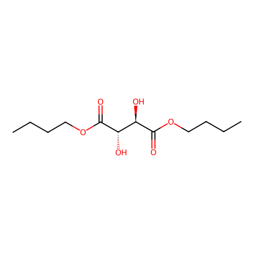 dibutyl (2R,3S)-2,3-dihydroxybutanedioate structure