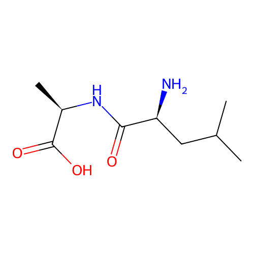 D-Alanine, L-leucyl- structure