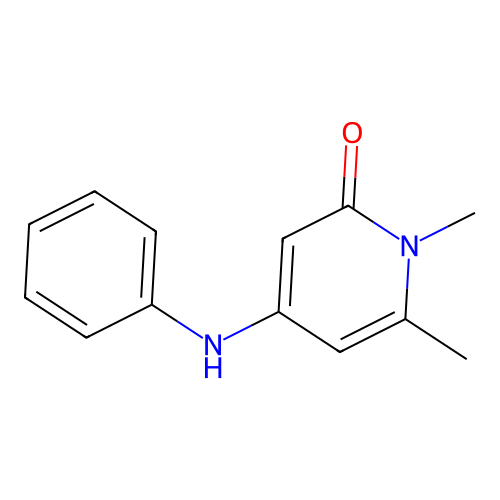 4-anilino-1,6-dimethyl-2(1H)-pyridinone structure