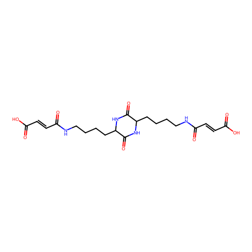 Fumaryldiketopiperazine structure