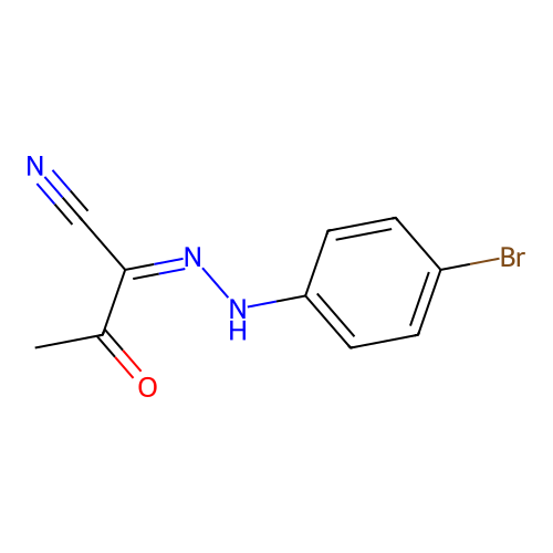 2-[(4-Bromophenyl)hydrazono]-3-oxobutanenitrile structure