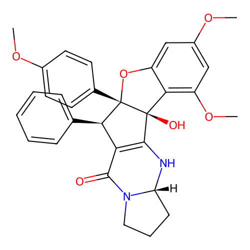 Aglaiastatin structure