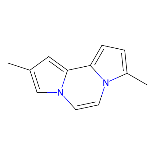 2,8-Dimethyldipyrrolo[1,2-a:2',1'-c]pyrazine structure